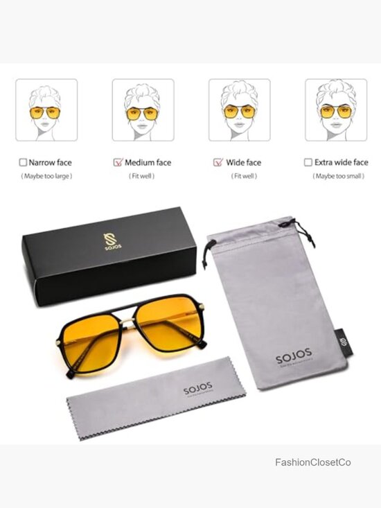 Retro Square Aviator Sunglasses Polarized UV400 Protection Unisex main image 4